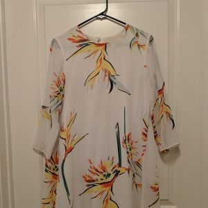 Eva Mendes bird of paradise dress!